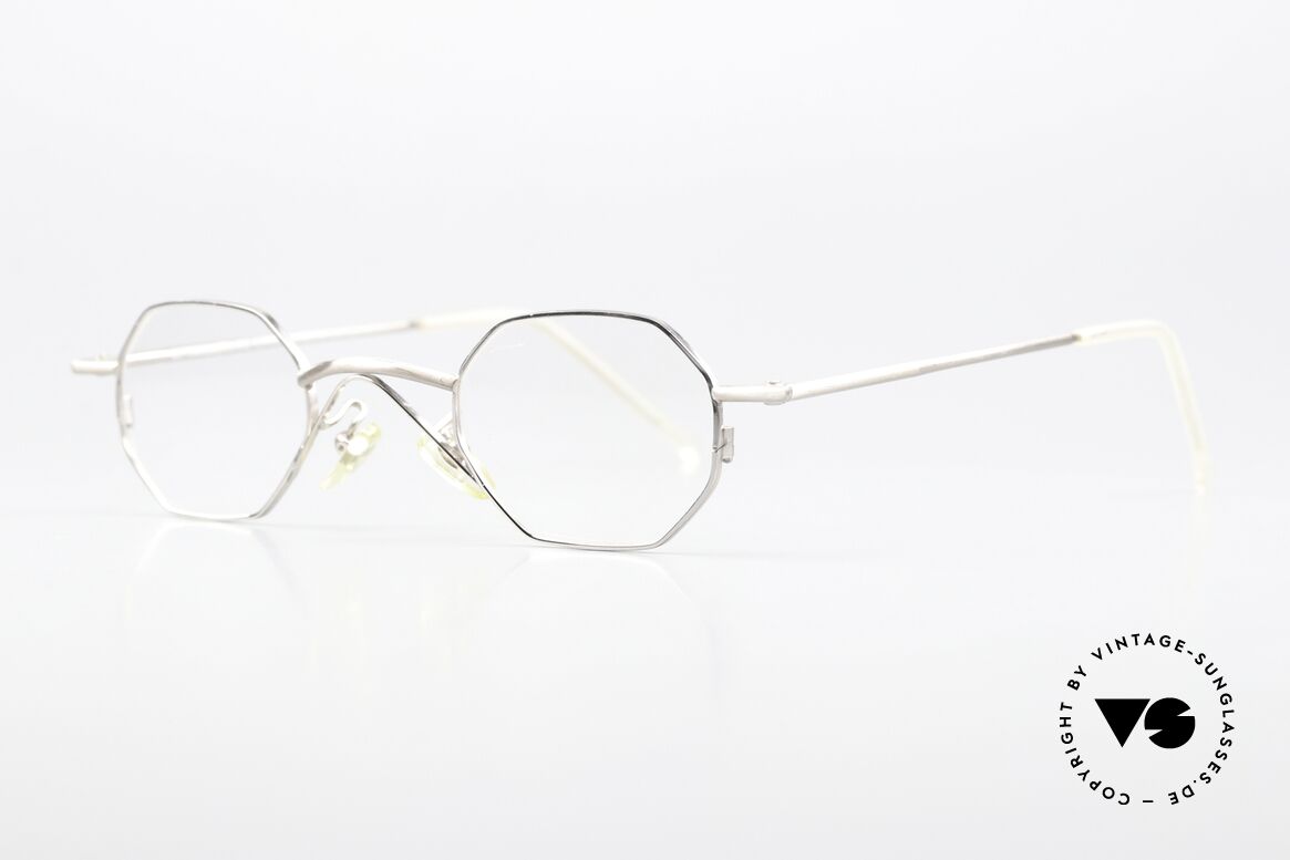 Christian Roth 2401 Small Designer Brillenfassung, eckige Metallbrille: Glashöhe 29mm, Glasbreite 40mm, Passend für Herren und Damen
