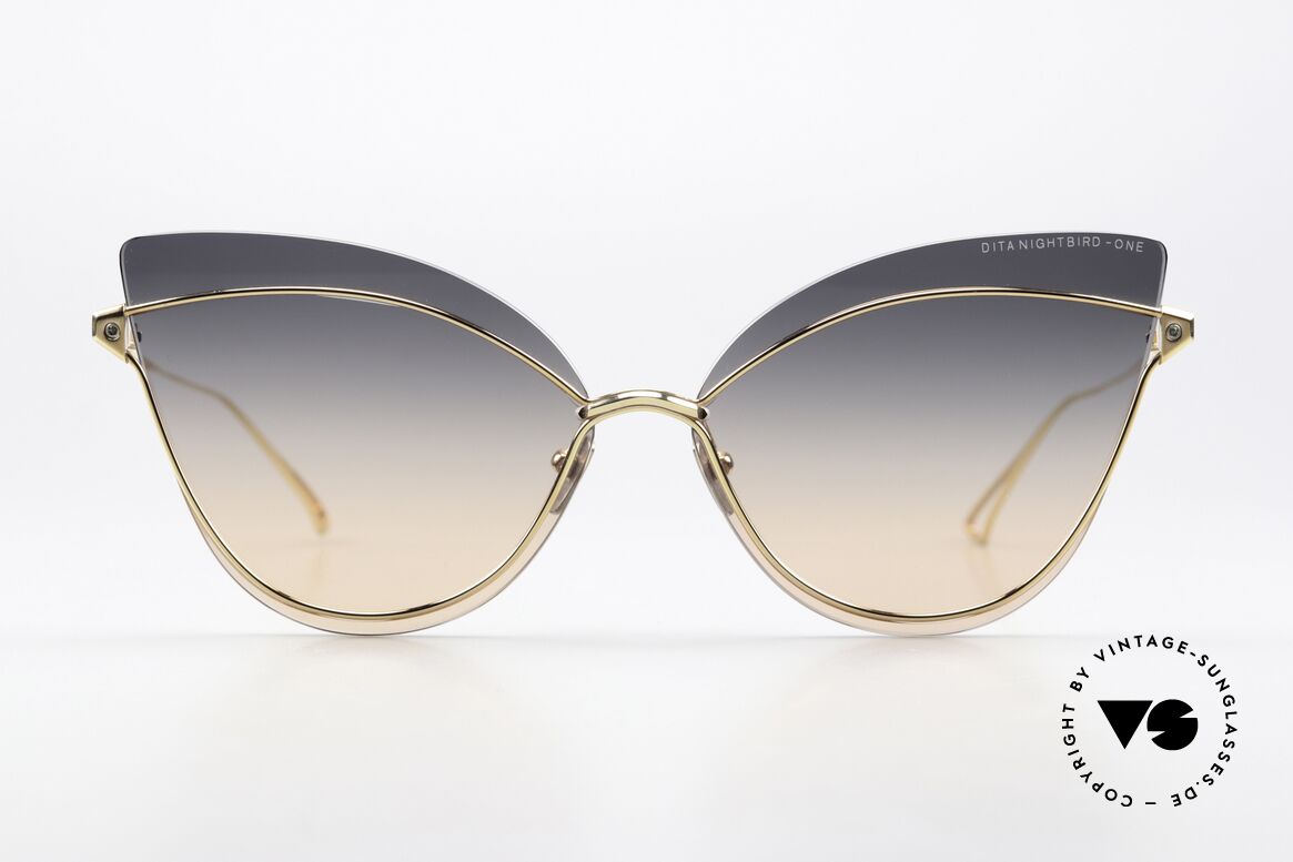 DITA Nightbird One Zauberhafte Cateye-Brille, DITA Nightbird-One Luxus Sonnenbrille für Frauen, Passend für Damen