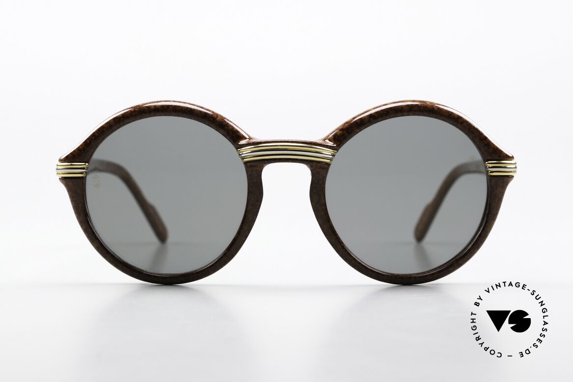 Cartier Cabriolet - L Ultra Seltene 52mm L Size, edle & massive Cartier vintage Sonnenbrille von 1991, Passend für Herren und Damen
