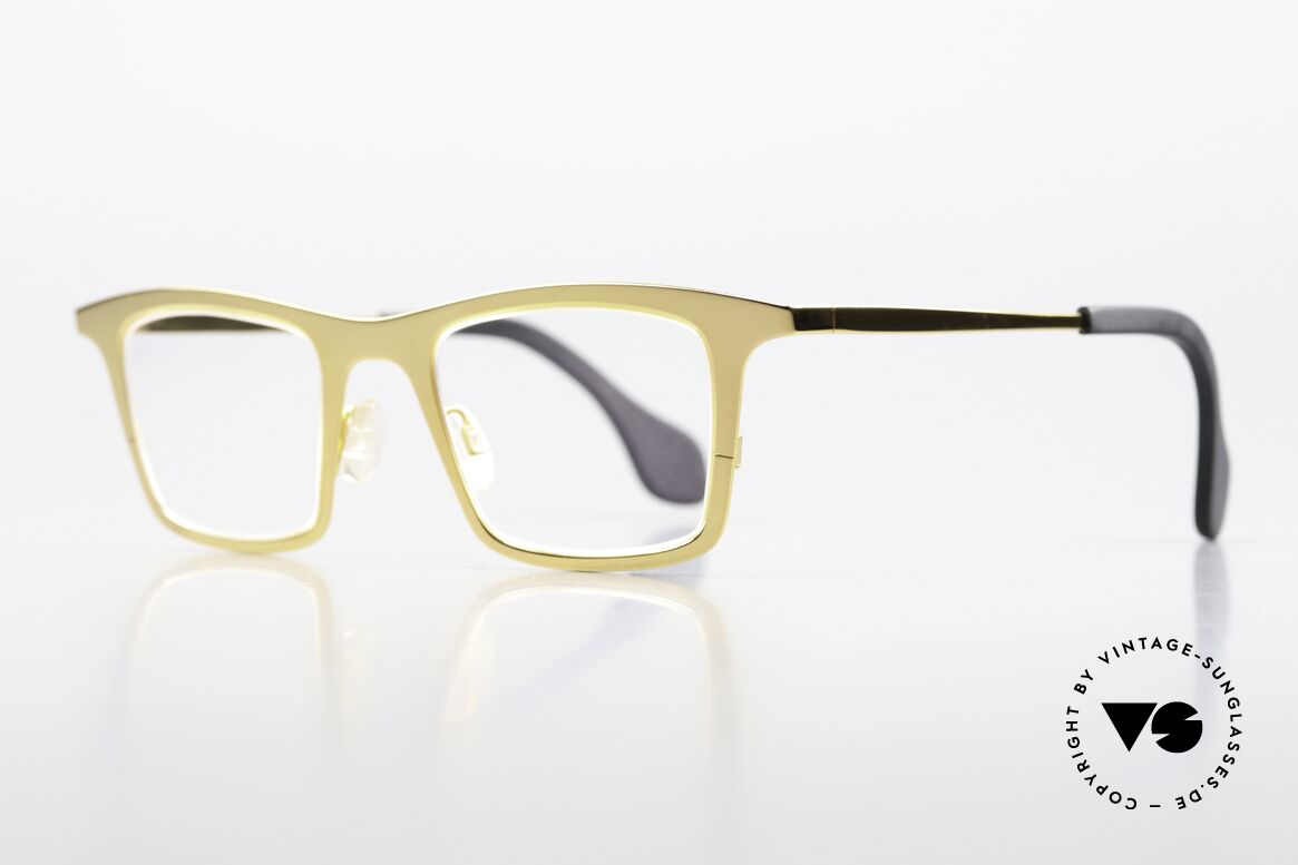 Theo Belgium Mille 23 Glänzend 24kt Chrom Gold, LIMITED "GOLDEN DREAM" Edition von 2015, Passend für Herren und Damen