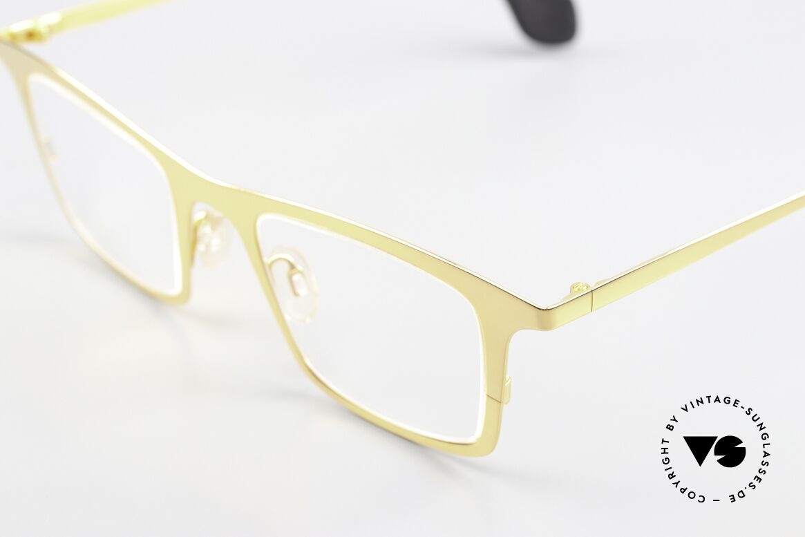 Theo Belgium Mille 23 Glänzend 24kt Chrom Gold, die Fotos werden der Vergoldung nicht gerecht, Passend für Herren und Damen