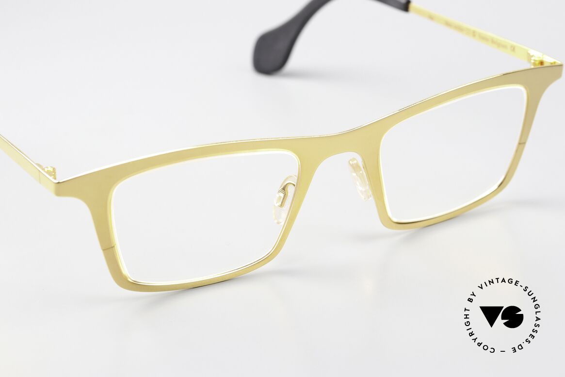 Theo Belgium Mille 23 Glänzend 24kt Chrom Gold, extrem leuchtendes Gold (wie eine Trompete), Passend für Herren und Damen