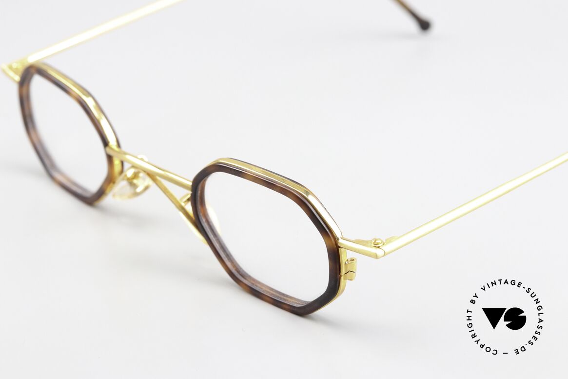 Christian Roth 2401 Eckige Brille Im Bauhaus Stil, Glashöhe = nur 27mm = ideal für große Sehstärken, Passend für Herren und Damen