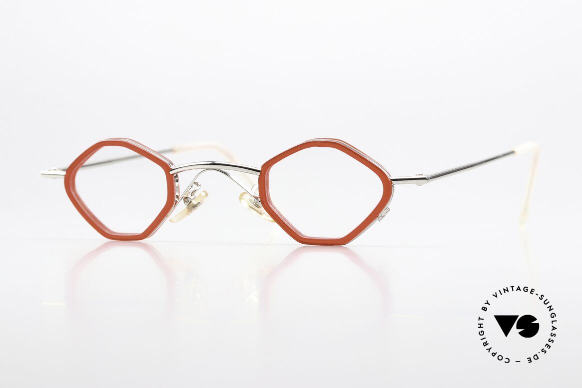 Christian Roth 2402 Version Mit Azetat-Ringen, KLEINE, ECKIGE Fassung von Christian Roth, NY, Passend für Herren und Damen
