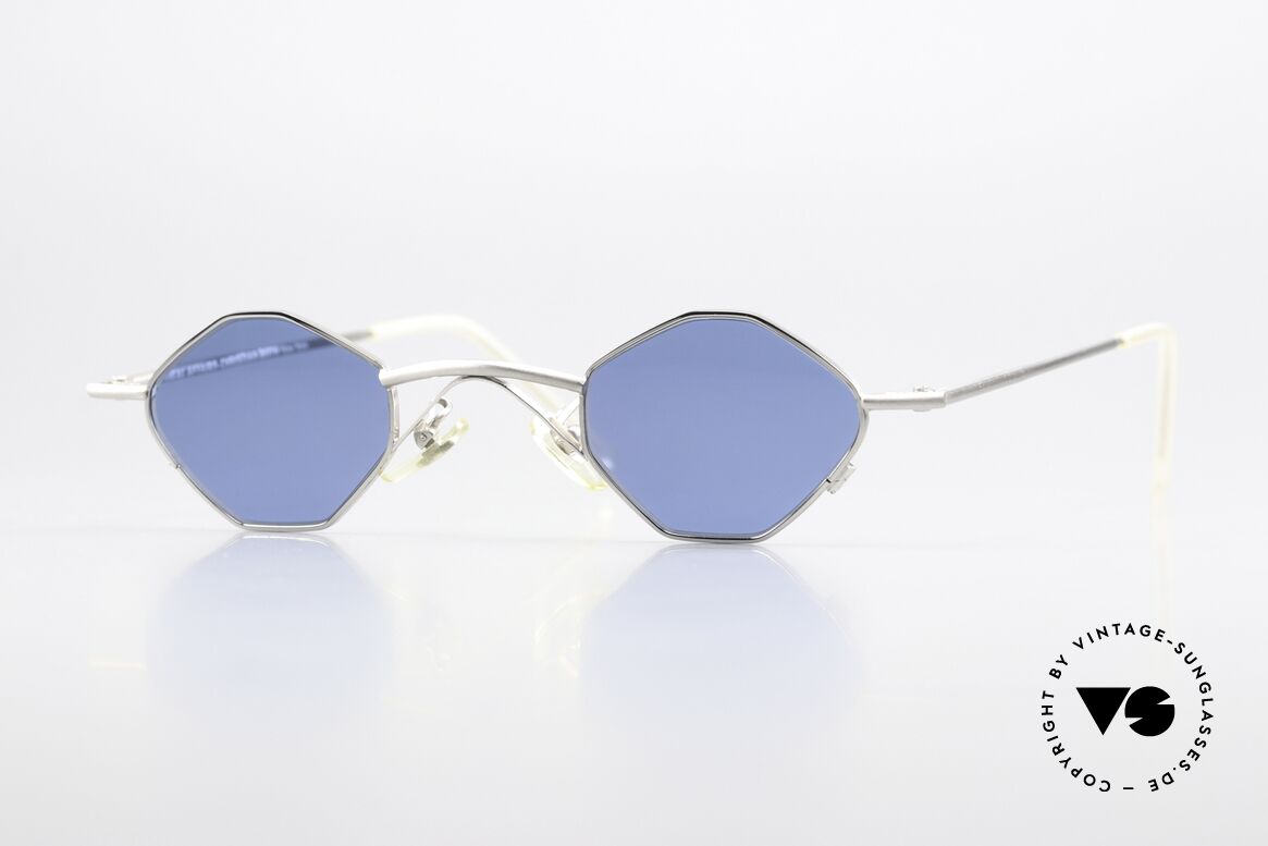 Christian Roth 2402 Achteck Sonnenbrille Silber, Christian Roth Optical Affairs New York von 1992, Passend für Herren und Damen