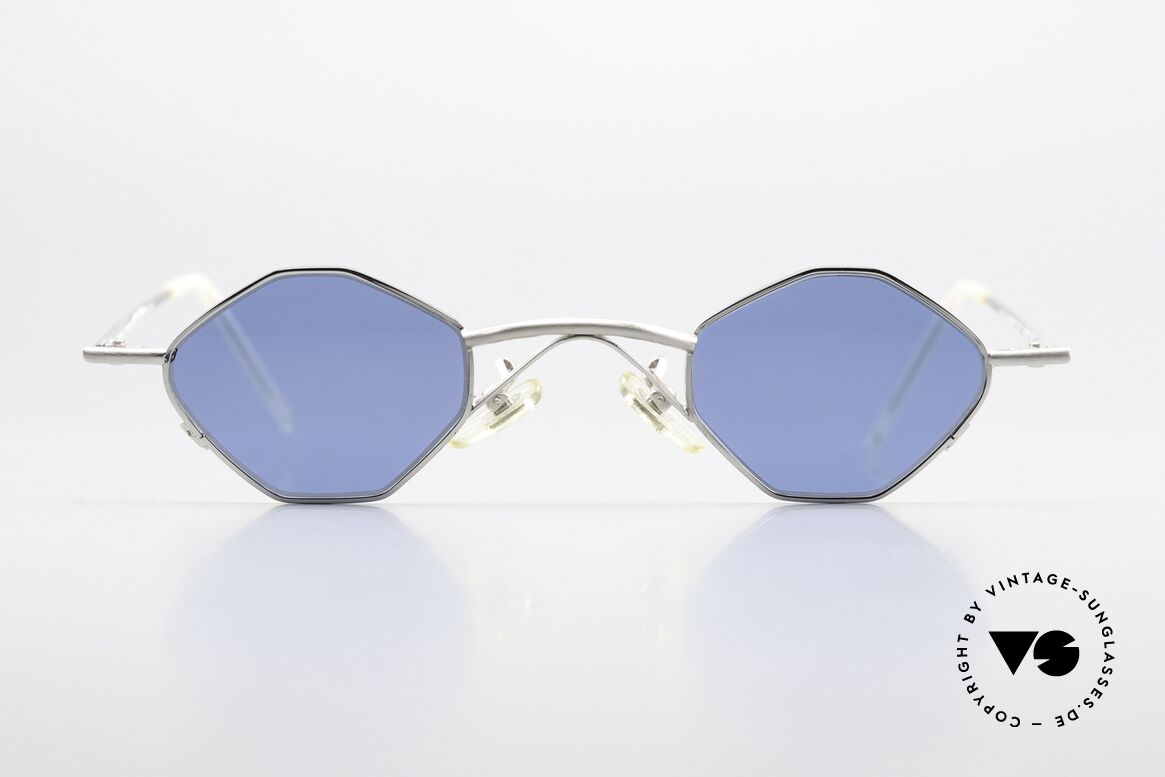 Christian Roth 2402 Achteck Sonnenbrille Silber, vintage Sonnenbrille: mattsilber & silber glänzend, Passend für Herren und Damen