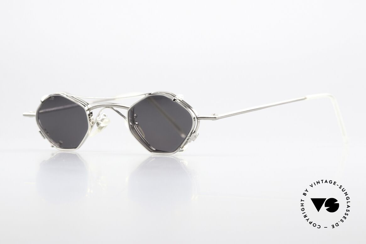 Christian Roth 2402 Rare Designerbrille Von 1992, eckige Metallbrille: Glashöhe 29mm, Glasbreite 37mm, Passend für Herren und Damen