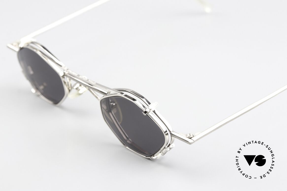 Christian Roth 2402 Rare Designerbrille Von 1992, mit praktischem Sonnen-Clip für 100% UV Protection, Passend für Herren und Damen