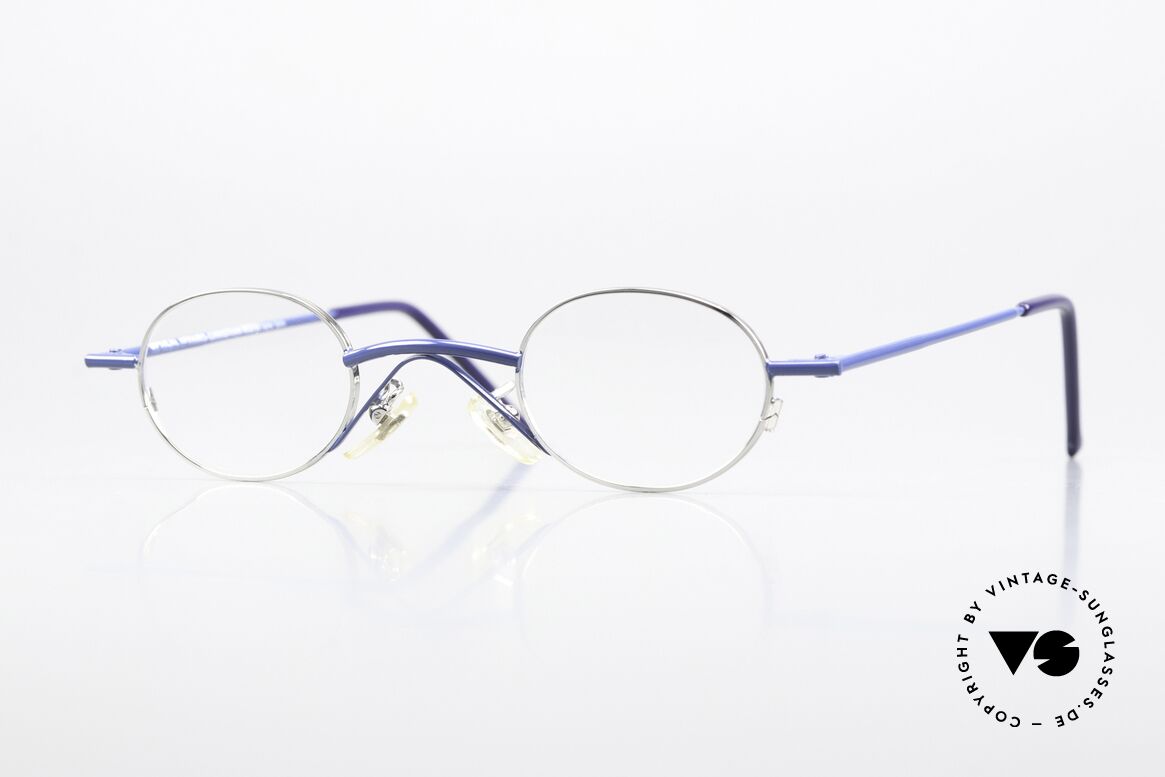 Christian Roth 2400 Ovale Brille Im Bauhaus Stil, KLEINE, ovale Fassung von Christian Roth, N.Y., Passend für Herren und Damen
