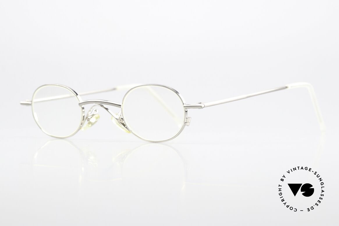 Christian Roth 2400 Kleine Ovale Brillenfassung, Gr. SMALL: Glashöhe = 27mm, Glasbreite = 37mm, Passend für Herren und Damen