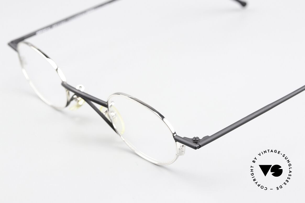 Christian Roth 2400 Kleine Ovale 90er Brille, ideal für große Sehstärken (aber KEIN Gleitsicht), Passend für Herren und Damen