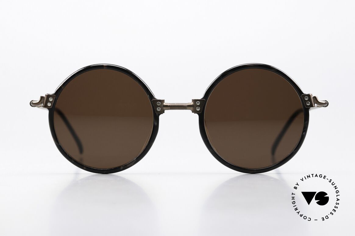Jean Paul Gaultier 55-7261 Runde 90er Designerbrille, rare Designer-Sonnenbrille; leicht und komfortabel, Passend für Herren und Damen