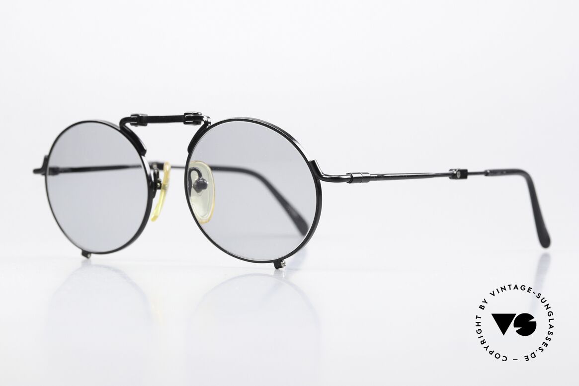 Jean Paul Gaultier 56-9171 Rare 90er Faltsonnenbrille, vielgesuchte vintage J.P.G. Designersonnenbrille, Passend für Herren und Damen