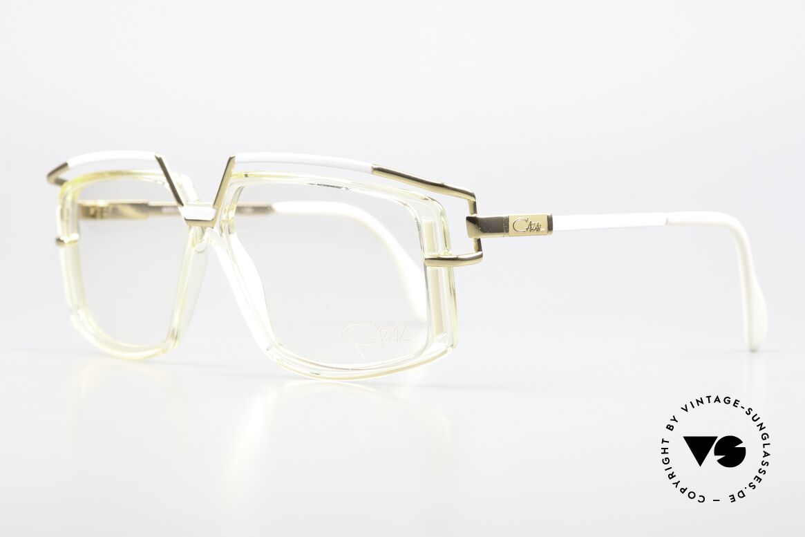 Cazal 329 Alte Hip Hop Brille 80er, markante Rahmengestaltung (Hip Hop-Szene-Brille), Passend für Herren und Damen