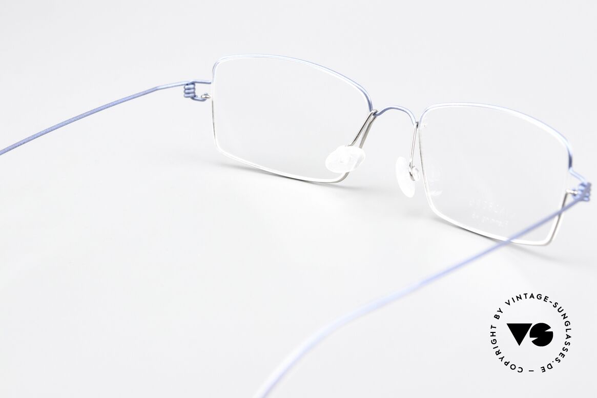 Lindberg Flemming Air Titan Rim Eckige Titaniumbrille Unisex, Größe: medium, Passend für Herren und Damen