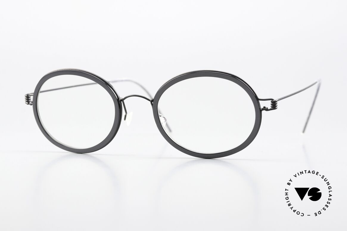 Lindberg Arthur Air Titan Rim Veredelte Air Titan Version, ovale Brille der LINDBERG Air Titanium Rim Kollektion, Passend für Herren und Damen