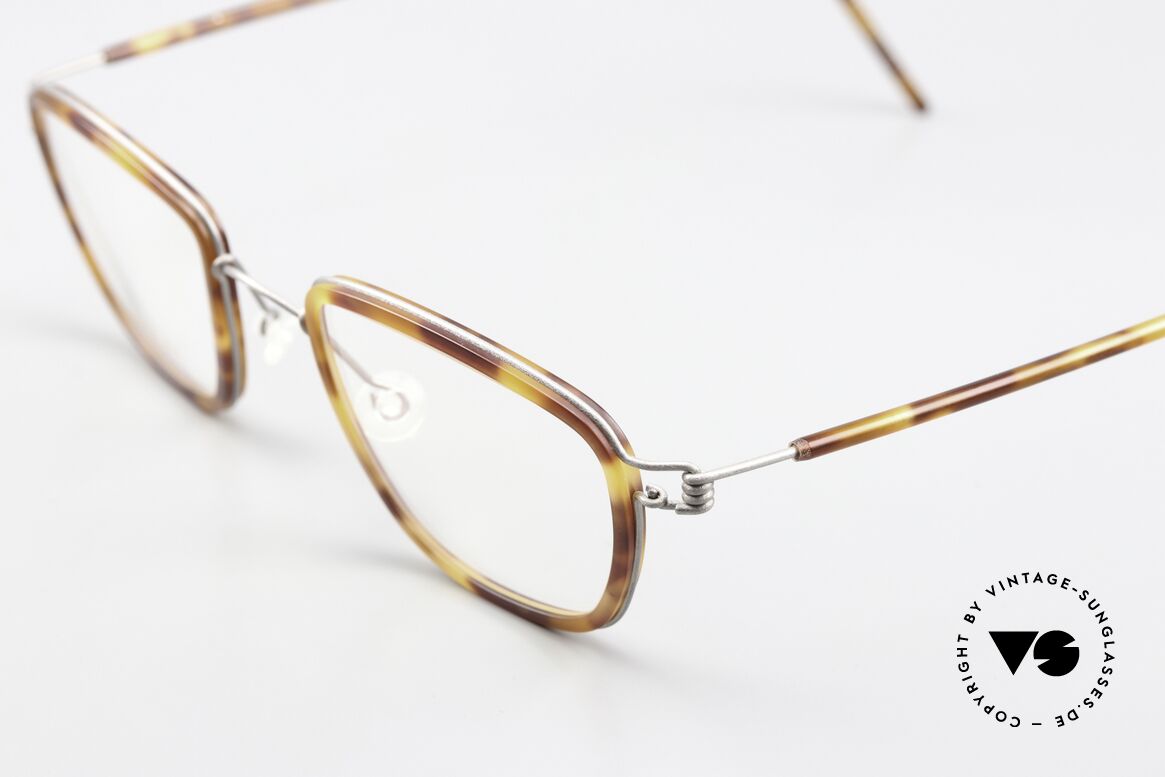 Lindberg Aiko Air Titan Rim Leichte Air Titanium Brille, mit zusätzlichen Bügelüberzügen (komfortabel & bequem), Passend für Herren und Damen