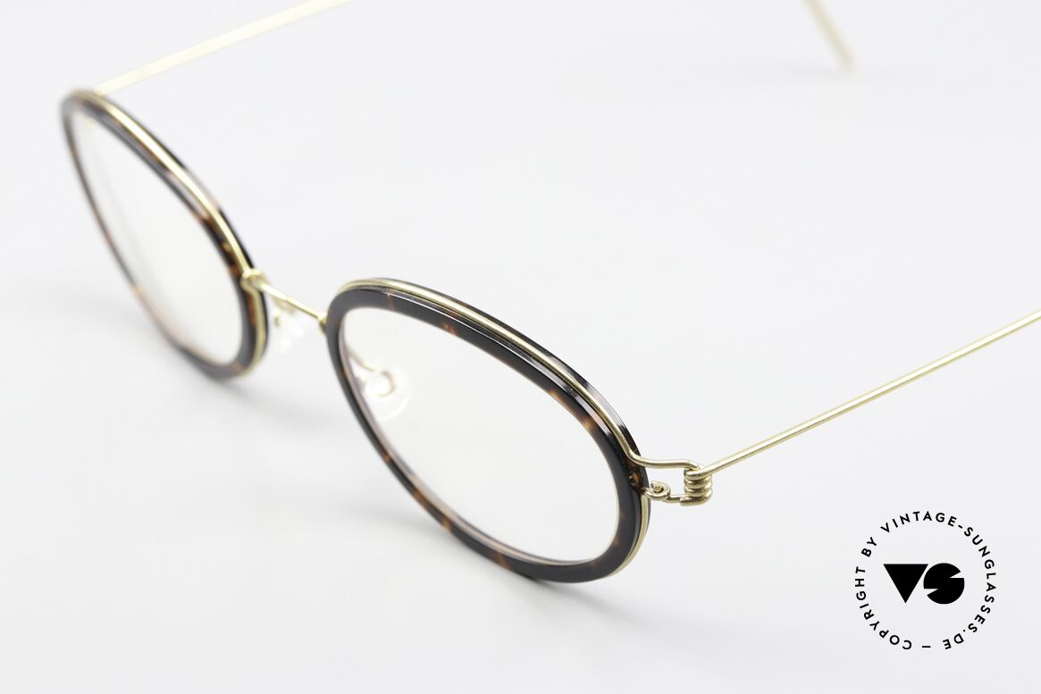 Lindberg Sammy Air Titan Rim Ovale Brille Titanium Unisex, eine echte Designerbrille für Damen und Herren; zeitlos, Passend für Herren und Damen