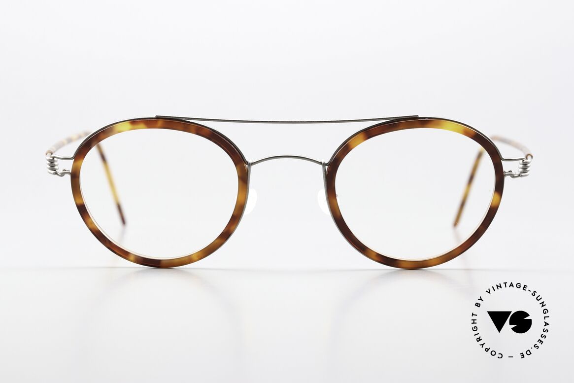 Lindberg Teitur 44 Air Titan Rim Leichte Pantobrille Unisex, Pantobrille von Lindberg aus der Air Titanium Rim Serie, Passend für Herren und Damen