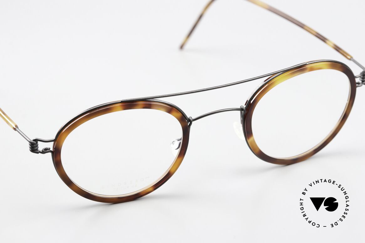 Lindberg Teitur 44 Air Titan Rim Titanbrille Aus Dänemark, ungetragenes Designerstück mit orig. Lindberg Hart-Etui, Passend für Herren und Damen