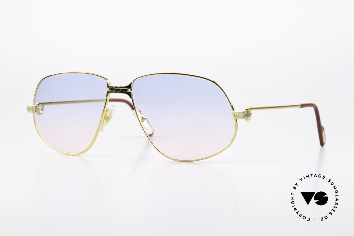 Cartier Panthere G.M. - XL Gläser Babyblau Pink Verlauf, Cartier Panthère = der berühmte Panther von CARTIER, Passend für Herren