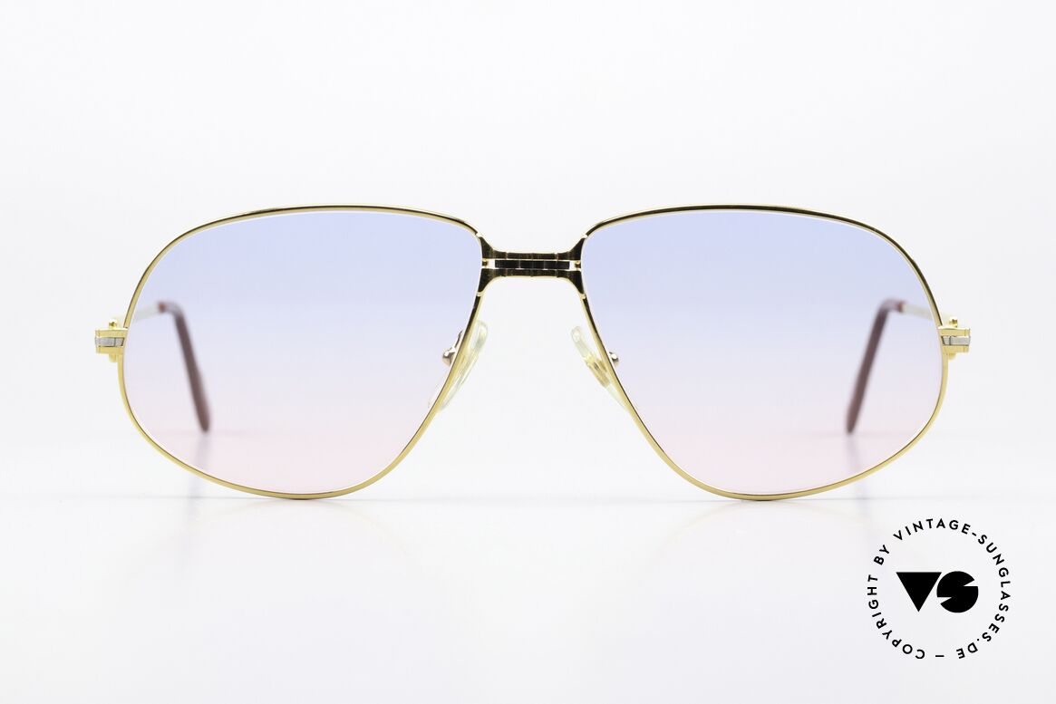 Cartier Panthere G.M. - XL Gläser Babyblau Pink Verlauf, G.M. = "Grande Modèle" (für Monsieur / den Gentleman), Passend für Herren