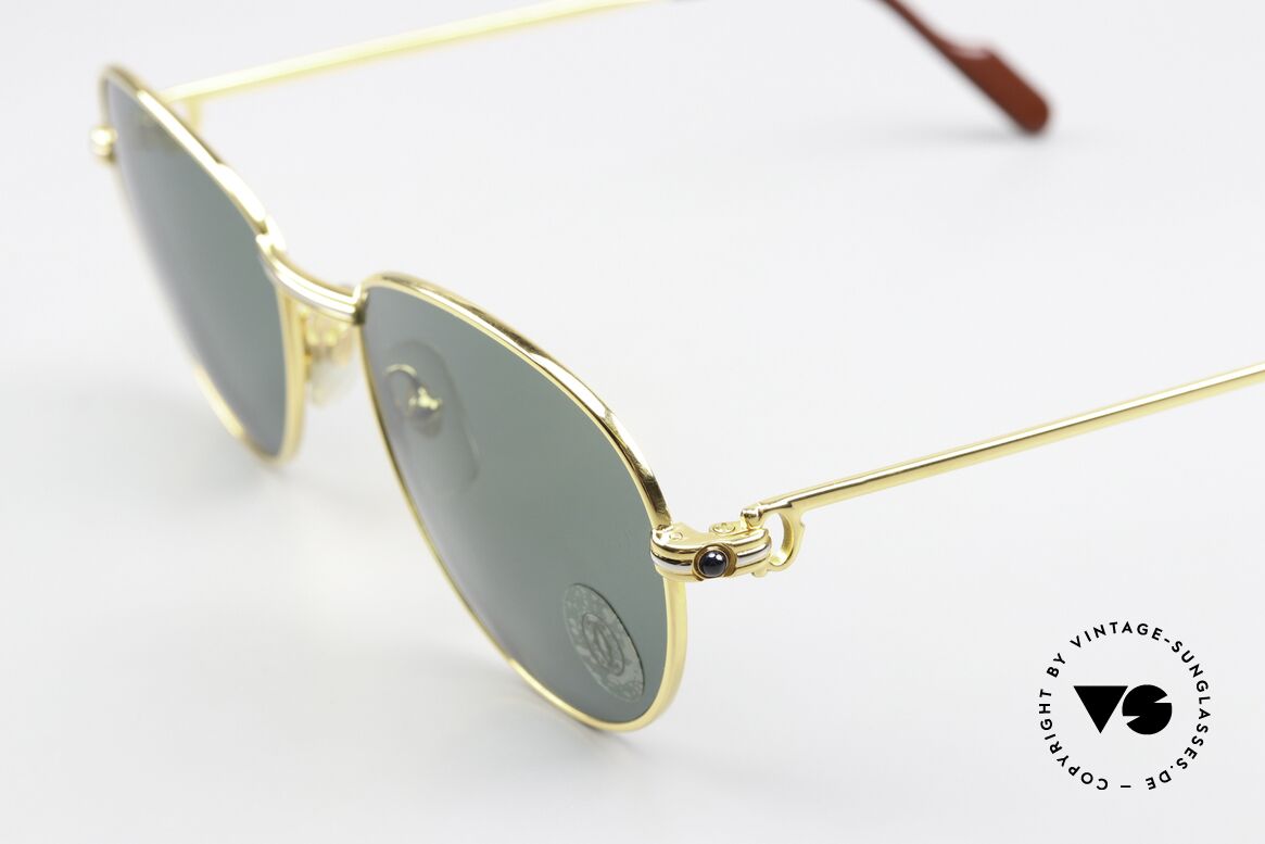 Cartier S Saphirs 0,94 ct - M Brille Mit Echten Saphiren, Größe 55/18, 130mm; unberührt lagernd seit 1988, Passend für Damen