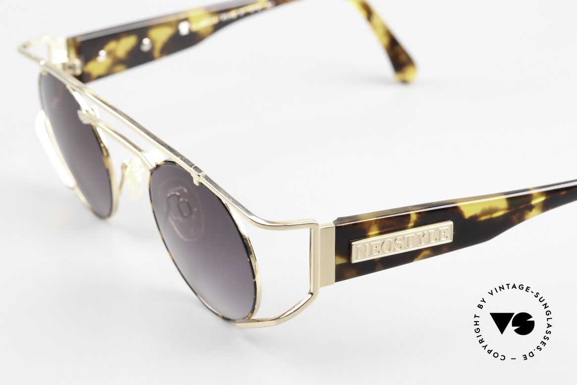Neostyle Superstar 1 Steampunk Vintage Brille, sämtliche Metallteile sind hochwertig vergoldet, Passend für Herren und Damen