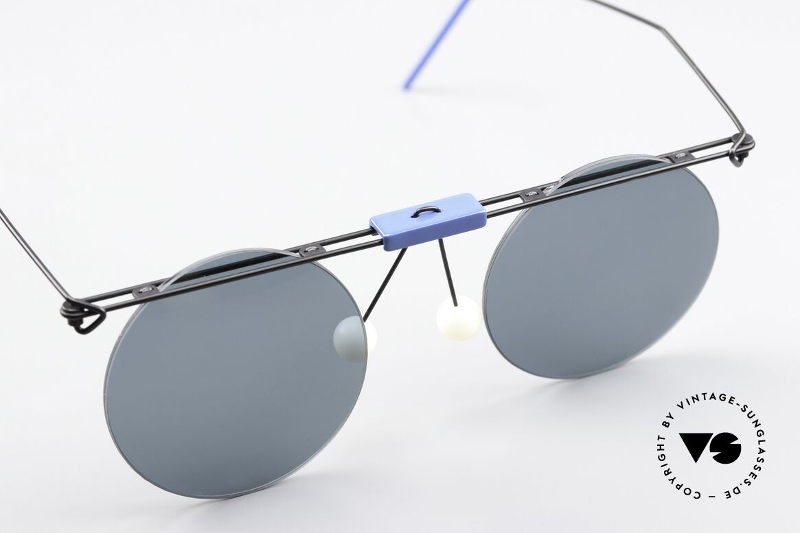Kim Buck DK No Retro Vintage Sonnenbrille, Sonnengläser (100% UV) sind ggf. beliebig ersetzbar, Passend für Herren und Damen