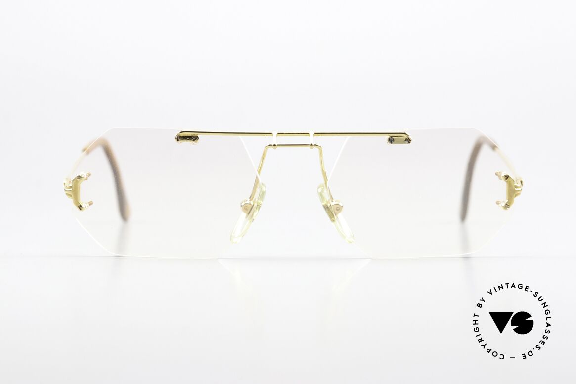 Emmel 3000 Randlose Kunstbrille Bauhaus, ein Synonym für anspruchsvolle rahmenlose Brillen, Passend für Herren und Damen