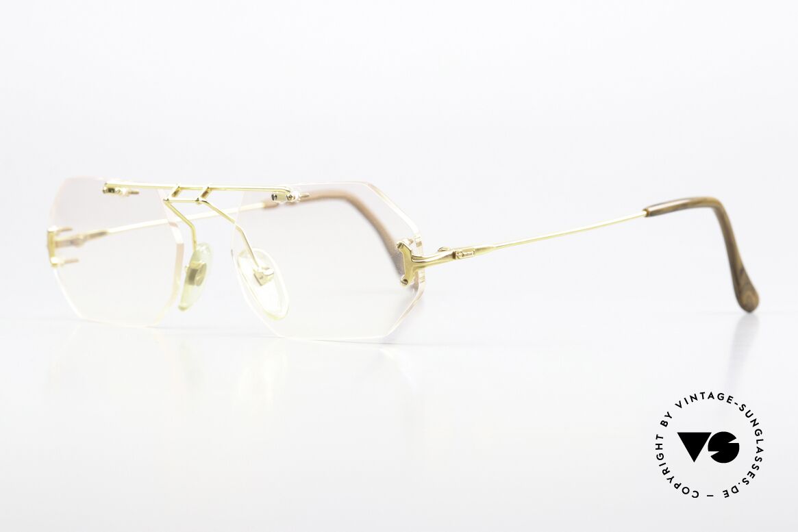 Emmel 3000 Randlose Kunstbrille Bauhaus, filigran ausgeklügelte Formen; schlichtweg mondän, Passend für Herren und Damen