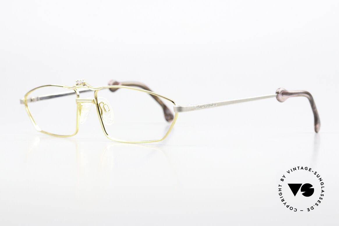 Roger Rodege M1090 Damen Lesebrille Mit Krone, mit einer echten Juwelen-Krone auf der Brillenbrücke, Passend für Damen
