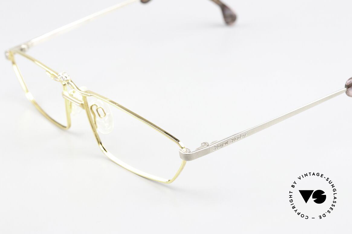 Roger Rodege M1090 Damen Lesebrille Mit Krone, Krone ist ein echter funkelnder Diamant (eingefasst), Passend für Damen