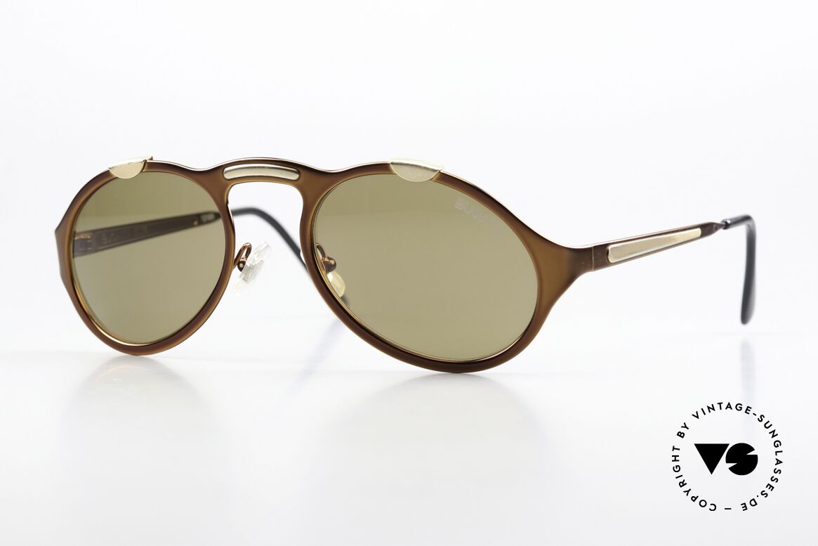 Bugatti 13169 Limited Luxus Vintage Sonnenbrille, elegante BUGATTI vintage Sonnenbrille; bronze-metallic, Passend für Herren