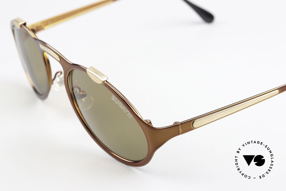 Bugatti 13169 Limited Luxus Vintage Sonnenbrille, hoher Tragekomfort und Luxus pur! Muss man(n) fühlen!, Passend für Herren