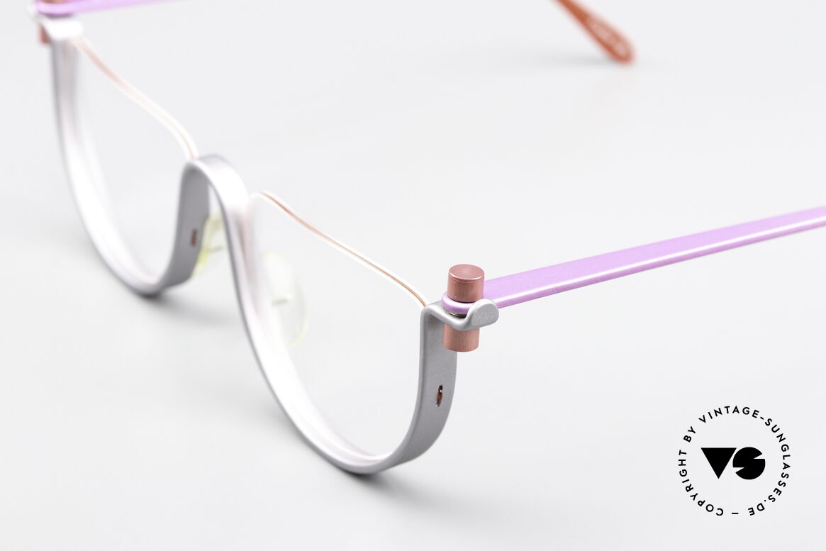ProDesign No2 Rare Brille 90er Filmbrille, N°ONE getragen in "Jagd auf Roter Oktober", 1990, Passend für Herren und Damen