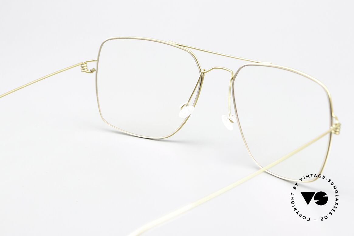 Lindberg Joshua Air Titan Rim Herrenbrille Eckig Aviator, Größe: large, Passend für Herren