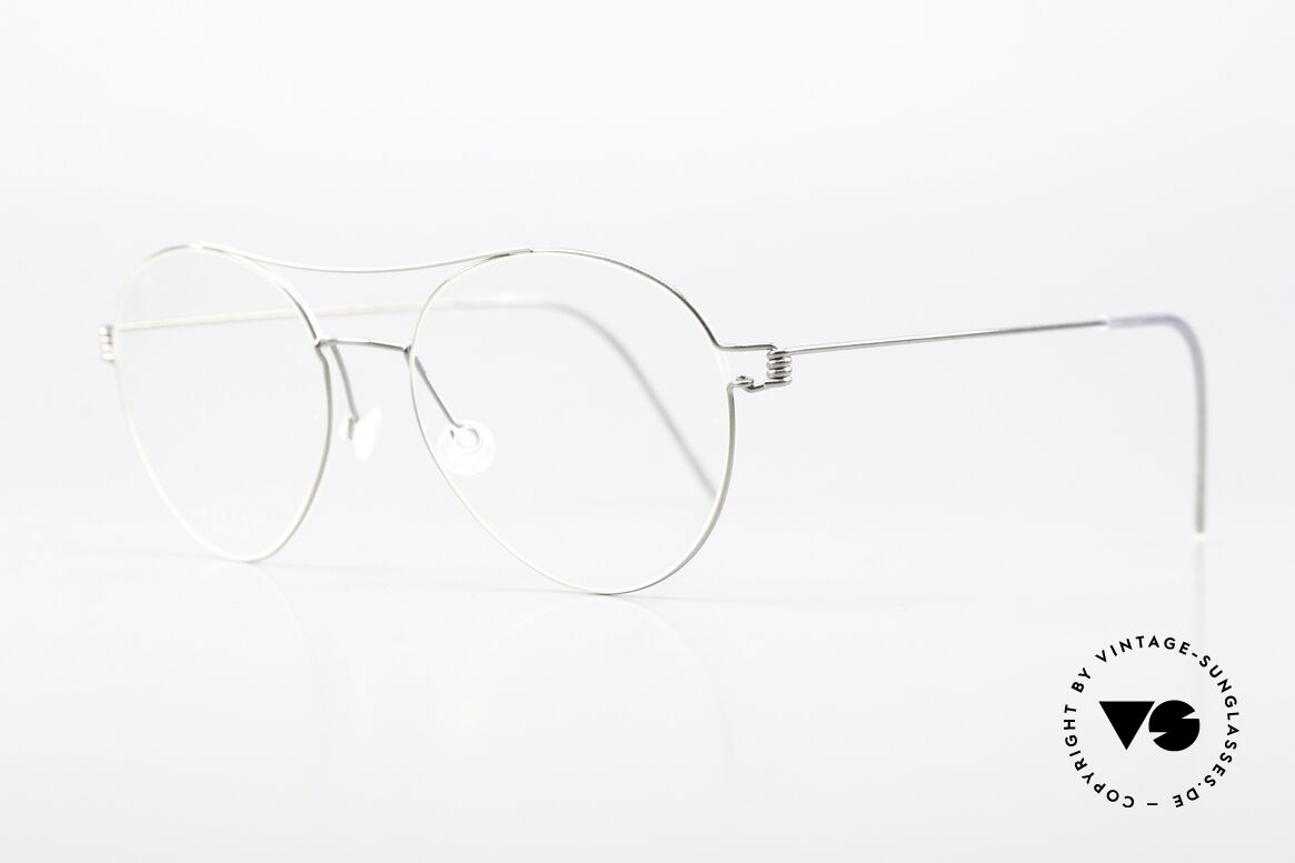 Lindberg Nomi 49 Air Titan Rim Weibliche Pilotenbrille, vielfach ausgezeichnet hinsichtlich Qualität und Design, Passend für Damen