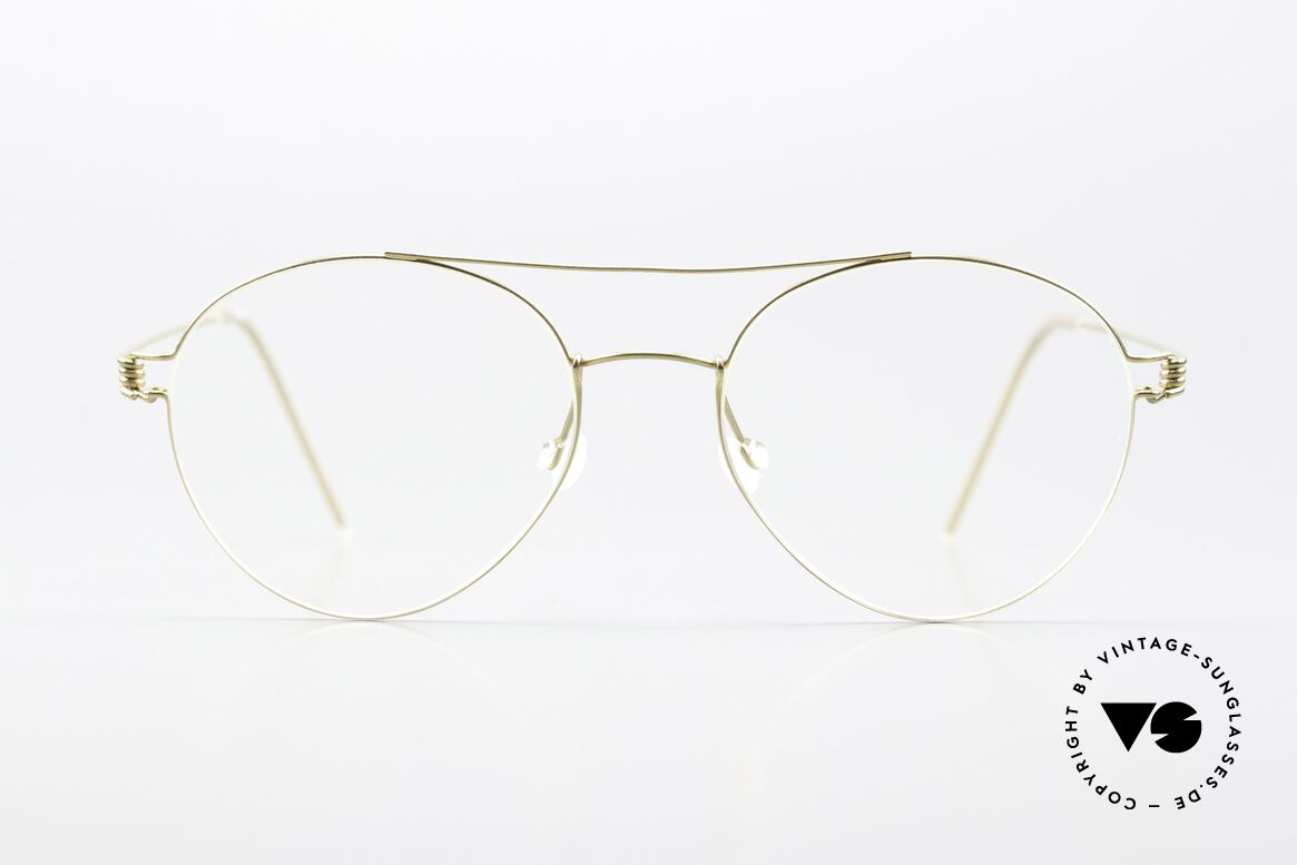 Lindberg Nomi 49 Air Titan Rim Weibliche Aviator Brille, elegante LINDBERG Air Titanium Rim Brille für Damen, Passend für Damen