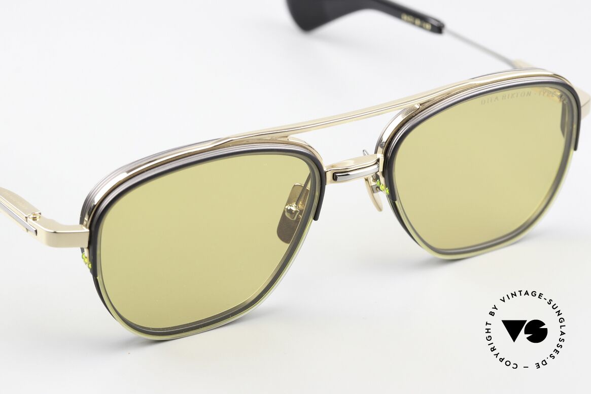 DITA Rikton Type 402 Chamäleon Gläser in Gelb, tolle Kombination aus Luxus, Lifestyle & Funktionalität, Passend für Herren