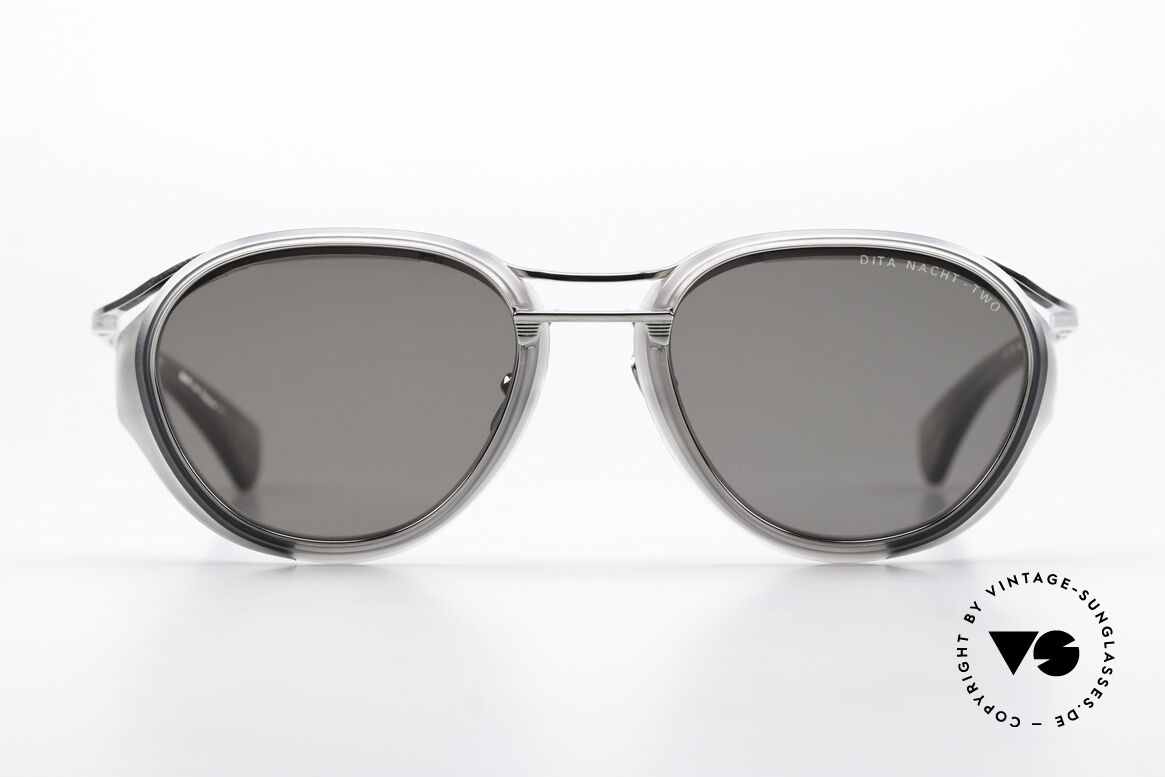 DITA Nacht Two Seitenblende Sonnenbrille, Steampunk-Stil Herren-Sonnenbrille; made in Japan, Passend für Herren