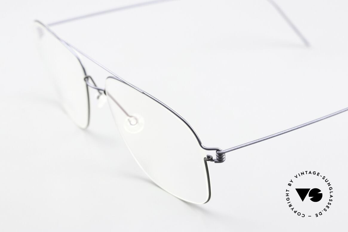 Lindberg Mikkel Air Titan Rim Herrenbrille Eckig Aviator, hochwertig, stilvoll & innovativ = Prädikat "VINTAGE", Passend für Herren