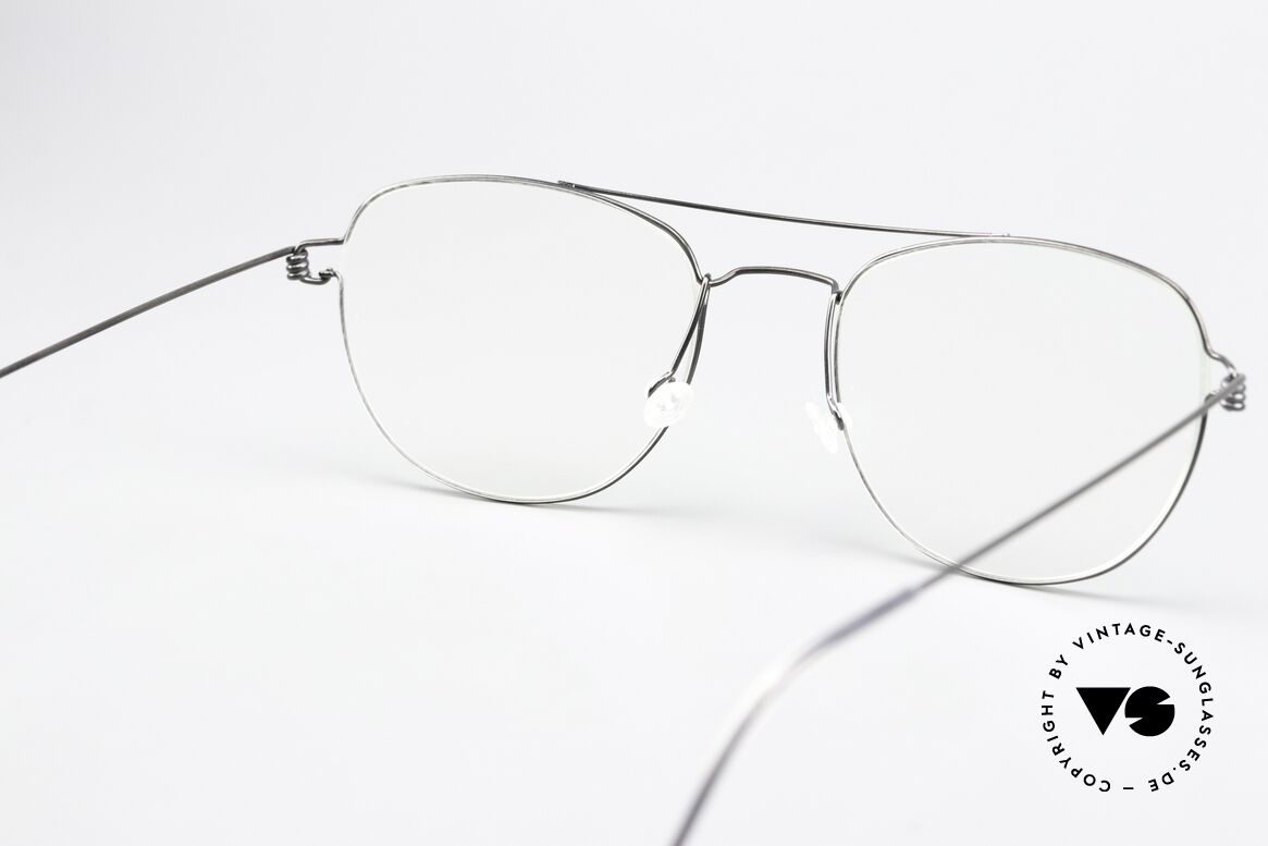 Lindberg Ole Air Titan Rim Runde Pilotenform Unisex, Größe: medium, Passend für Herren und Damen