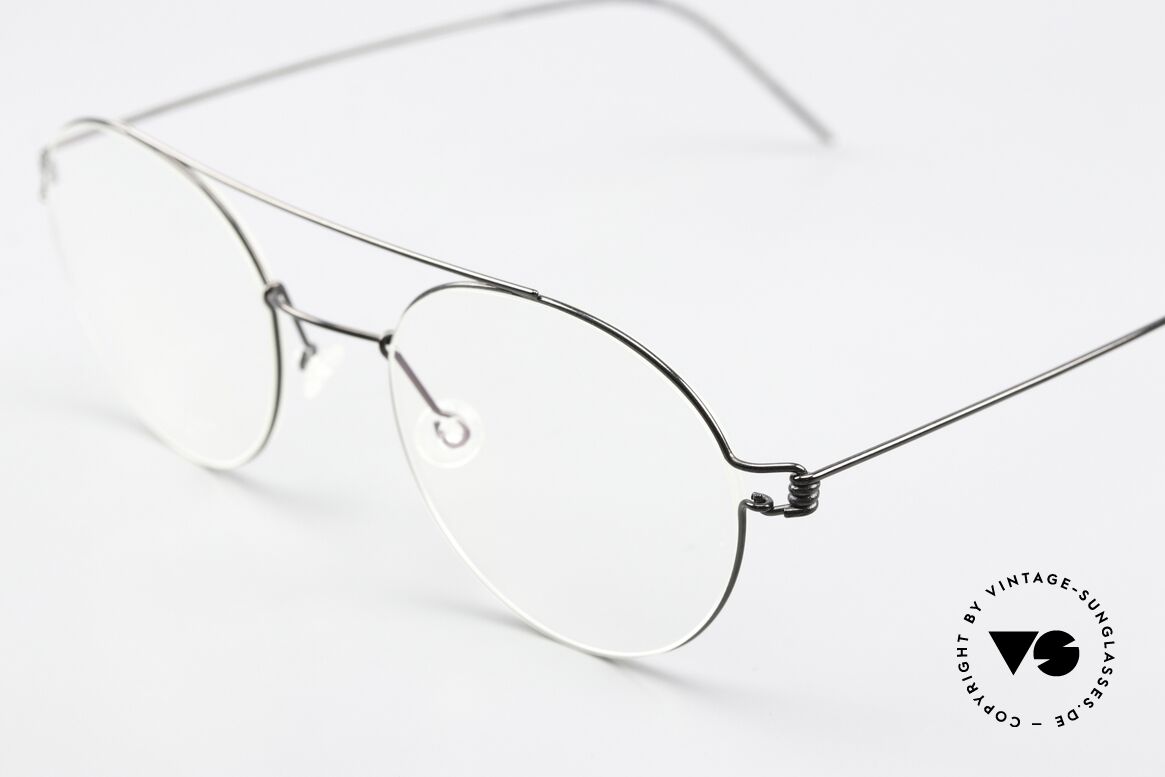 Lindberg Bruce 48 Air Titan Rim Feine Designerbrille Unisex, vielfach ausgezeichnet in Sachen Qualität & Lifestyle, Passend für Herren und Damen
