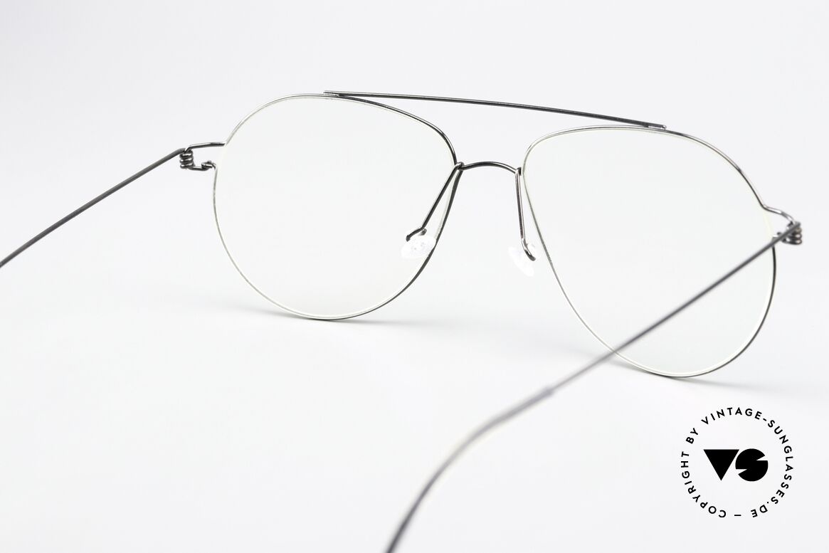 Lindberg Raymond Air Titan Rim Herrenbrille Aviator Style, Größe: large, Passend für Herren