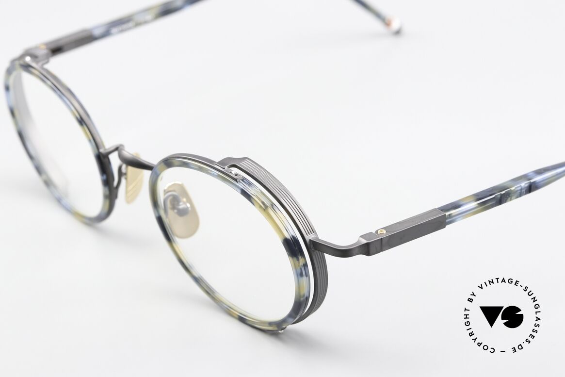 Thom Browne TBX813 Runde Fassung Navy Black, die orig. DEMO-Gläser können beliebig ersetzt werden, Passend für Herren