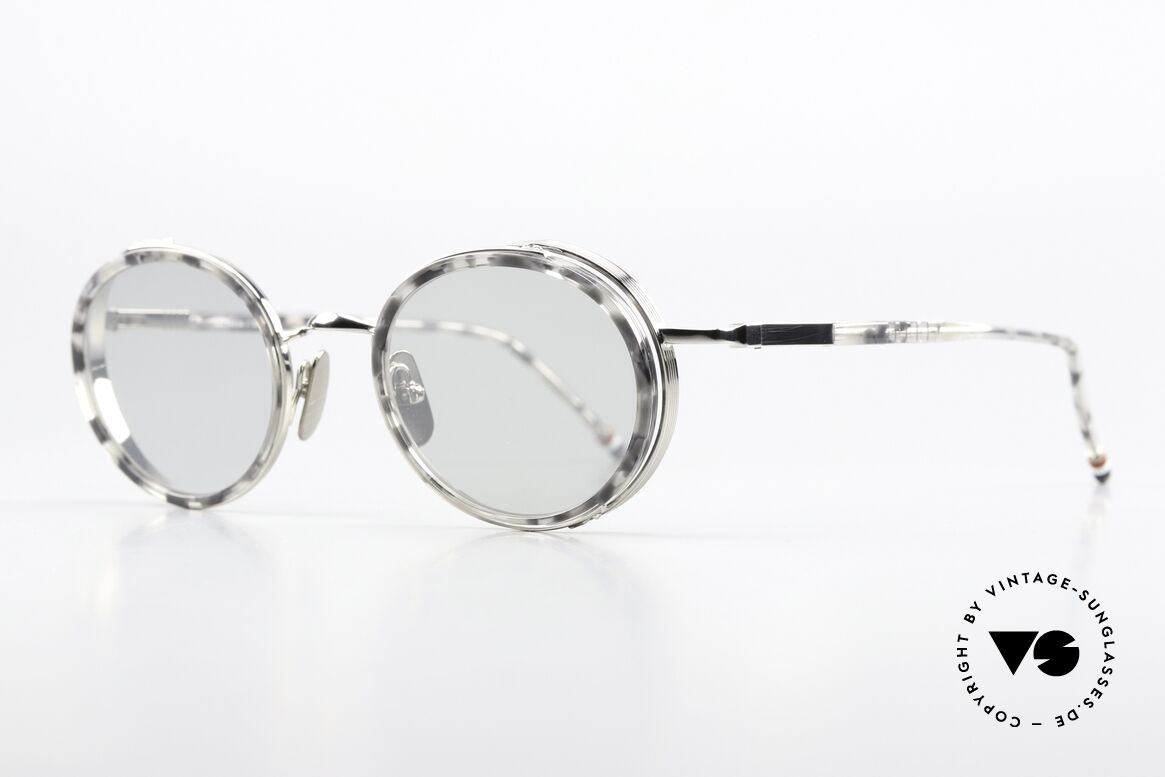 Thom Browne TBS813 Entspiegelte Sonnengläser, wirklich stilvoll & in Spitzenqualität, made in Japan, Passend für Herren