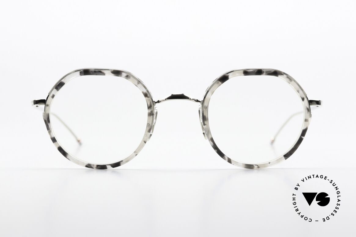 Thom Browne TBX911 Brille Feinste Herrenmode, Titanium-Fassung mit Azetat-Ringen, in Größe 45-25, Passend für Herren