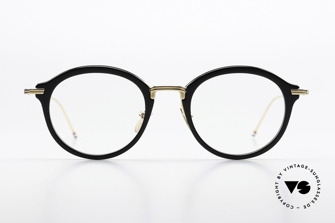 Thom Browne TBX908 Feine Pantobrille Herren, Titanium-Fassung mit Azetat-Ringen, in Größe 49-21, Passend für Herren
