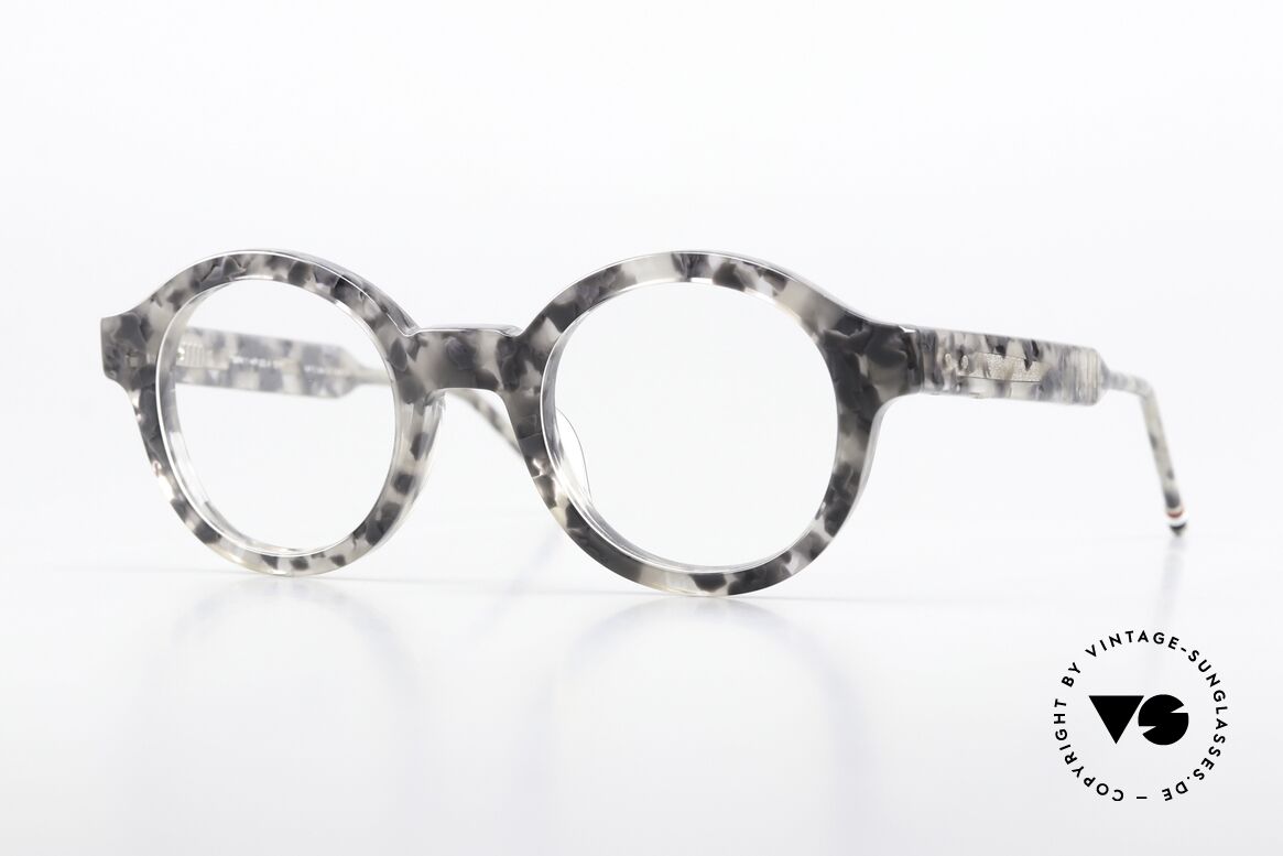 Thom Browne TBX411 Runde Azetat Fassung, Thom Browne Brille, Modell TBX411-47-03, col. GRT, Passend für Herren